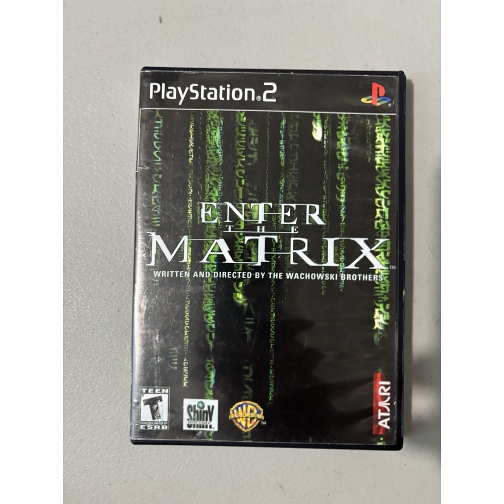 Enter the Matrix  PS2 TESTED WORKS No Manual